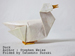 alt : Photo Origami Duck, Author : Stephen Weiss, Folded by Tatsuto Suzuki